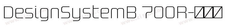 DesignSystemB 700R字体转换